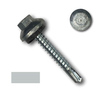 #12 x 1.5" ZXL Dome Cap Metal Building Screws (Metal-to-Metal), Self-Drilling - 250 Pack