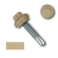 #14 x 1.25" ZXL Dome Cap Metal Building Screws (Metal-to-Metal), Self-Drilling - 250, 500, or 1000 Pack