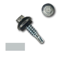 #14 x 7/8" Stitch Lap ZXL Dome Cap Metal Building Screws, Self-Drilling - 250 Pack