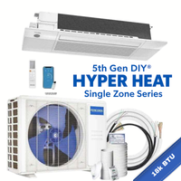 MRCOOL DIYHH-18 Hyper Heat 18K Mini Split Complete DIY Bundle – 5th Gen (230V)
