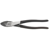 Klein Tools 1006 Crimper/Cutter, 9.75 in L, 10 AWG to 22 AWG Non-Insulated Terminals, Black Plastic-Dipped Handle