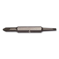 Klein Tools 32397 Multi-Bit Screwdrivers/Nut Drivers Double-End Replacement Bit  3 in OAL  #2 Phillips and #1 Square