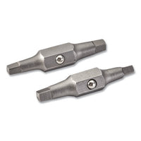 Klein Tools 32484 Multi-Bit Screwdrivers/Nut Drivers Double-End Replacement Bit  1.25 in OAL  #1 Square and #2 Square