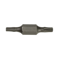 Klein Tools 32485 Multi-Bit Screwdrivers/Nut Drivers Double-End Replacement Bit  1.25 in OAL  T10 TORX and T15 TORX