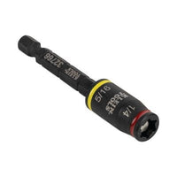 Klein Tools 32766 Impact Flip Socket Set, Hex, 1/4 in, 5/16 in Sockets, 3 in Shaft, No Handle