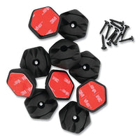 Klein Tools 450-410 Self Adhesive Cable Mounting Clips  3 Slots