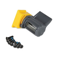 Klein Tools 450-999 Hook-and-Loop Tape Dispenser Blade and Cutting Mechanism  1.6 in W x 2.2 in H x 2 in L  Gray/Yellow  Includes Fasteners