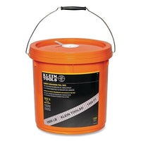 Klein Tools 50131 Conduit Measuring Pull Tape, 0.6 in W, 1300 ft L, White with Black Markings
