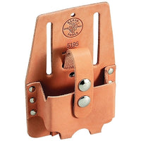 Klein Tools 5195 Tape-Rule Holders  1 Compartment  Tan  Holds Medium Tape Rule  Leather