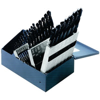Klein Tools 53000 Jobber Length Drill Bit Sets, 1/16 in - 1/2 in  Cut Dia., 29 per box