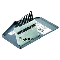Klein Tools 53002 Jobber Length Drill Bit Sets,  1/16 in - 1/4 in Cut Dia., 13 per box