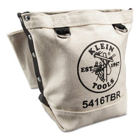Klein Tools 5416TBR Bolt Retention Pouches, 1 Compartment, Natural Canvas