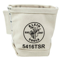 Klein Tools 5416TSR Bull-Pin and Bolt Bag w/Drain  Canvas