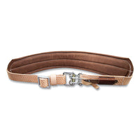 Klein Tools 5426XL Padded Leather Quick-Release Belt, XL, Tan