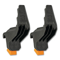 Klein Tools 54816MB MODbox Toolbox Component  Multi-Hook Rail Attachment  2 Pack  Dark Gray