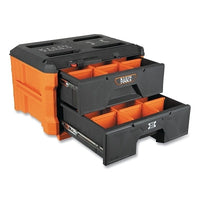 Klein Tools 54822MB MODbox Toolbox, Two Drawer, 22.3 in L x 16.4 in W x 14.4 in H, Orange