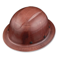 Klein Tools 60452 KONSTRUCT Series Hard Hat, 6 point, Full Brim, Brown