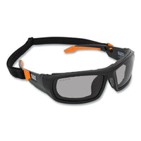 Klein Tools 60471 Professional Full-Frame Gasket Safety Glasses  Gray Lens  Polycarbonate  Anti-Fog  Anti-Scratch  Black/Orange
