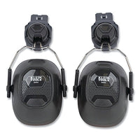 Klein Tools 60502 Hard Hat Earmuff  26 dB (Safety Helmet)/ 27 dB (Cap-Style Hard Hat)  Gray/Orange