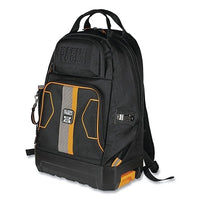 Klein Tools 62201MB MODbox Electrician's Backpack, 32 Pockets, 20.5 in H, 10 in W, Black/Orange