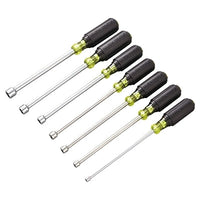 Klein Tools 647 7 Pc Cushion-Grip Nut Driver Sets, 3/16"; 1/4"; 5/16"; 11/32"; 3/8"; 7/16"; 1/2"