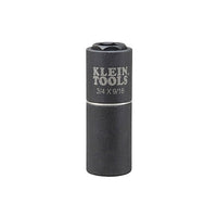 Klein Tools 66004 Impact Sockets, 1/2 in Dr, 3/4 in Long, 9/16 in Opening