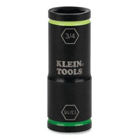 Klein Tools 66074 Flip Impact Socket  3/4 and 13/16 in  6 Point