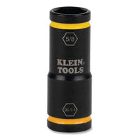 Klein Tools 66075 Flip Impact Socket  11/16 and 5/8 in  6 Point