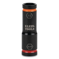 Klein Tools 66076 Flip Impact Socket  9/16 and 1/2 in  6 Point