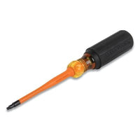 Klein Tools 6944INS Slim-Tip Insulated Screwdriver, 1000 V, #2 Square, 4 in L