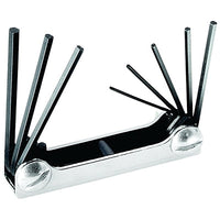 Klein Tools 70581 Hex-Key Fold-Ups  8 per fold-up  Hex Tip  Inch  3 1/16 in Handle