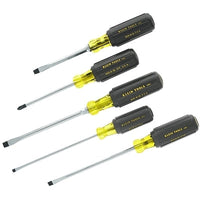 Klein Tools 85075 5 Pc. Cushion-Grip Screwdriver Sets, Phillips; Slotted