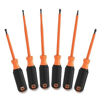 Klein Tools 85076INS Screwdriver Set, 6 Pc, Slotted/ Phillips/ Square Tip