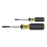 Klein Tools 85153K Slotted Screw Holding Driver Kit  2-Pc  3/16 in Tip x 5.78 in OAL  1/4 in Tip x 8.38 in OAL