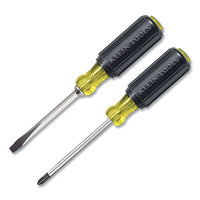Klein Tools 85442 Cushion-Grip Screwdriver Set  3/16 in Keystone  #2 Phillips