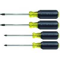 Klein Tools 85664 SCREWDRIVER SET- 4PC. CUSHION-GRIP SQUARE-RECESS
