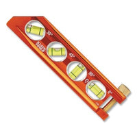 Klein Tools 935AB4V Accu-Bend Aluminum Level  6.25 in L  4 Vials