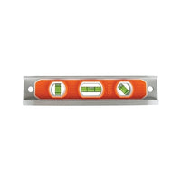 Klein Tools 935R Torpedo Levels  9 in  3 Vials  Aluminium  Magnetic  V-Grooved