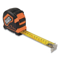 Klein Tools 9375 Magnetic Double-Hook Tape Measure  7 m (25 ft)  Metric/SAE  Orange/Black
