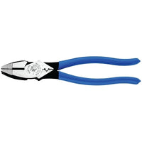 Klein Tools D20009NECR NE-Type Side Cutter Pliers, 9 1/4 in Length, 25/32 in Cut, Plastic-Dipped Handle