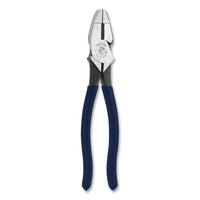Klein Tools D2138NE Lineman's High-Leverage Pliers  New England Nose  8 1/2 in Length  23/32 in Cut  Plastic-Dipped Handle