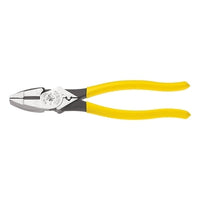 Klein Tools D2139NECR NE-Type Side Cutter Pliers, 9 1/4 in Length, 25/32 in Cut, Plastic-Dipped Handle
