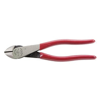 Klein Tools D2287 Diagonal-Cutting High-Leverage Pliers  7 in L  Red Plastic-Dipped Handle