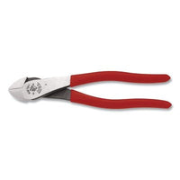 Klein Tools D2388 Diagonal-Cutting Angled-Head Pliers  8 in  Bevel  Plastic Dipped