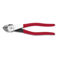 Klein Tools D2438 Diagonal-Cutting High-Leverage Pliers, 8 in, Bevel, Plastic Dipped