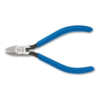 Klein Tools D2574 Midget Standard-Nose Diagonal Cutters, 4 3/16 in, Bevel