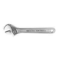 Klein Tools D50712 Extra Capacity Adjustable Wrenches, 12 in Long, 1 1/2 in Opening, Chrome, Dipped
