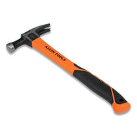 Klein Tools H80718 Heavy Duty Electrician's Hammer, Forged Steel, Fiberglass Hammer, 15 in, 18 oz