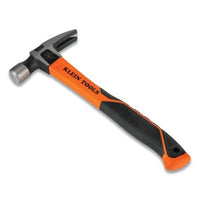 Klein Tools H80820 Heavy Duty Electrician's Hammer  Forged Steel  Fiberglass Hammer  14 in  20 oz