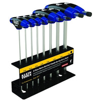 Klein Tools JTH68MB Journeyman T-Handle Ball-Hex Key Sets, 8 per set, Ball Hex Tip, Metric